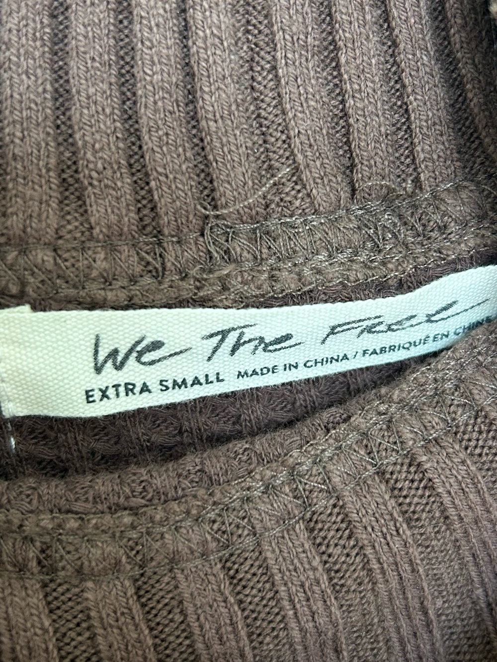 NWT Free People Get Cozy Pullover in Hot Fudge Combo - Picture 7 of 8